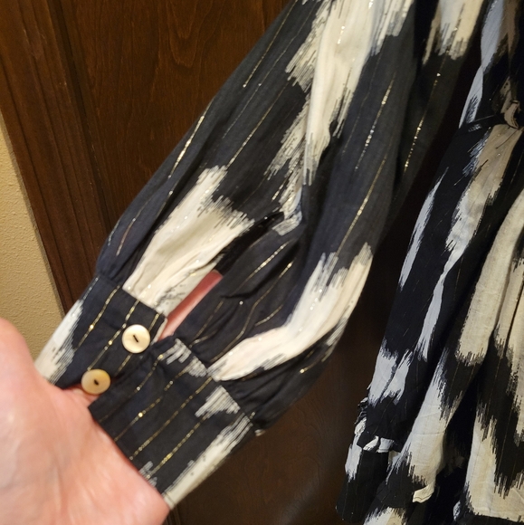 Maurices Black & White Dress With Gold Accents NWT - Picture 4 of 16